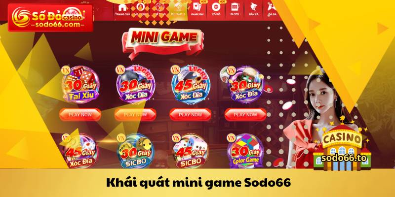 Khái quát mini game Sodo66